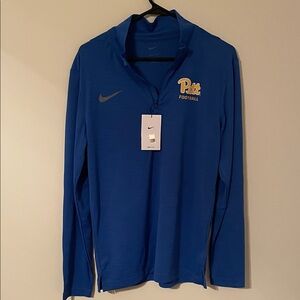 Nike Royal Blue Pitt Football Quarter-Zip